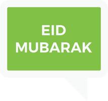 eid mubarak ilustración vectorial sobre un fondo. símbolos de calidad premium. iconos vectoriales para concepto y diseño gráfico. vector