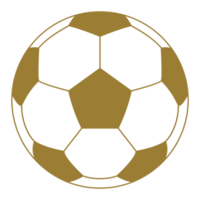Symbol für Fußball oder Fußball für Kunstillustration, Logo, Website, Apps, Piktogramm, Nachrichten, Infografik oder Grafikdesignelement. PNG-Format png