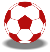 bola de pé ou símbolo de ícone de bola de futebol para ilustração de arte, logotipo, site, aplicativos, pictograma, notícias, infográfico ou elemento de design gráfico. formato png