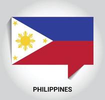 Phillipines flags design vector