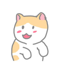 personnage de dessin animé de chat mignon png