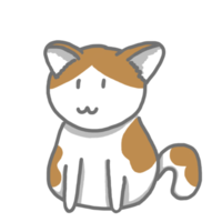 Cute Cat Cartoon Character png