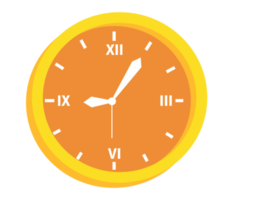 Object - Clock with Circle shape png