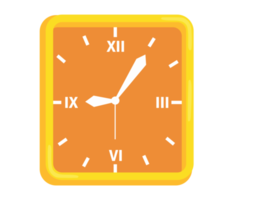 objekt - klocka med fyrkant form png