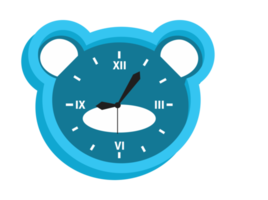 Object - Clock with Bear shape png