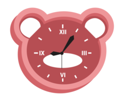 Object - Clock with Bear shape png