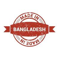 Bangladesh stamp design vector