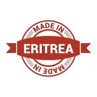 Eritrea stamp design vector