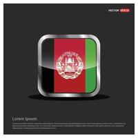 Afghanistan flag design vector