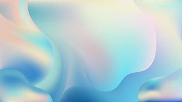 pintura abstracta líquido o fluido azul degradado forma flujo fondo y textura vector