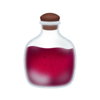 mignon sorcière potion halloween aquarelle clipart png