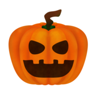 niedliche Kürbis-Halloween-Aquarell-Cliparts png