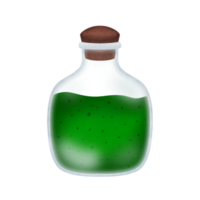 mignon sorcière potion halloween aquarelle clipart png