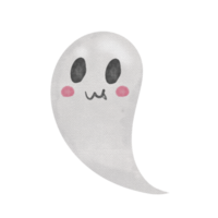 carino fantasma Halloween acquerello clipart png