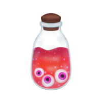 mignon sorcière potion halloween aquarelle clipart png