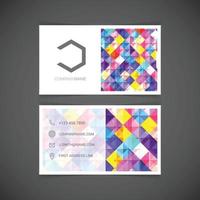 Brochure design with abstract pattern background vector