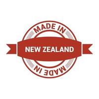 New Zealand stamp design vector