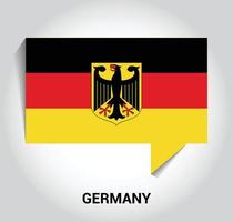 vector de diseño del día de la independencia de alemania
