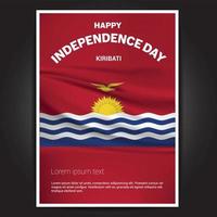 Happy Indpendence day design card vector with flags