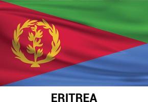 Eritrea flags design vector