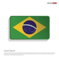 Brazil Indpendence day design card vector