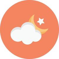 ilustración de vector de luna de ramadán en un fondo. símbolos de calidad premium. iconos vectoriales para concepto y diseño gráfico.