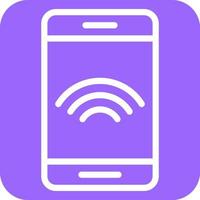 Cell Phone Icon Style vector