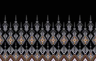 Geometric ethnic Oriental pattern.Dark tone western, aztec, tribal traditional. seamless pattern. fabric, tile, background, carpet, wallpaper, clothing, sarong,wrapping, Batik, fabric,Vector pattern. vector