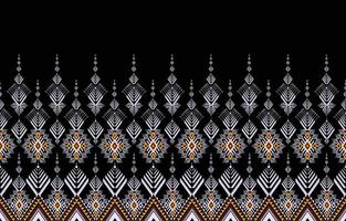 Geometric ethnic Oriental pattern.Dark tone western, aztec, tribal traditional. seamless pattern. fabric, tile, background, carpet, wallpaper, clothing, sarong,wrapping, Batik, fabric,Vector pattern. vector