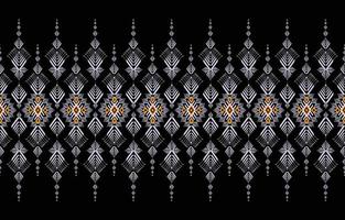 Geometric ethnic Oriental pattern.Dark tone western, aztec, tribal traditional. seamless pattern. fabric, tile, background, carpet, wallpaper, clothing, sarong,wrapping, Batik, fabric,Vector pattern. vector