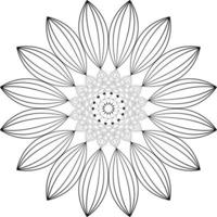Mandala coloring pages vector