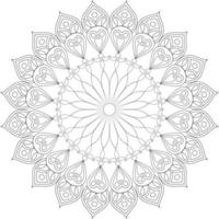 Mandala coloring pages vector