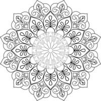 Mandala coloring pages vector