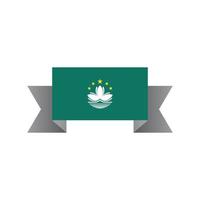 Illustration of Macau flag Template vector