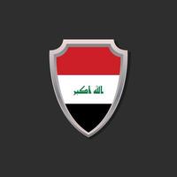 Illustration of Iraq flag Template vector