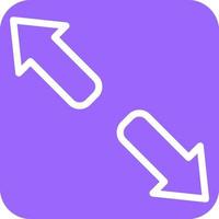 Resize Icon Style vector