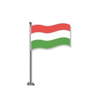 Illustration of Hungary flag Template vector