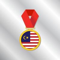 Illustration of Malaysia flag Template vector