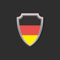 Illustration of Germany flag Template vector