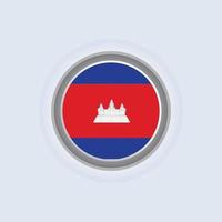 Illustration of Cambodia flag Template vector