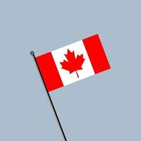 ilustración de la plantilla de la bandera de canadá vector