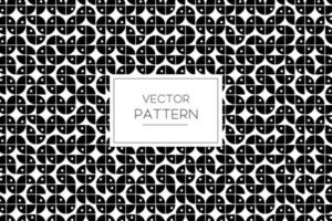Mid century modern geometric shape vector abstract seamless repeat pattern
