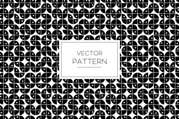 Mid century modern geometric shape vector abstract seamless repeat pattern