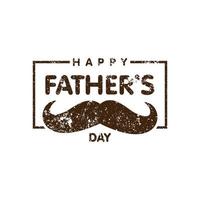 Happy Father's day card with typography vector