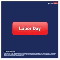 Labor day creative design with typography vector