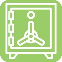 Safe Box Icon Style vector