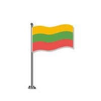 Illustration of Lithuania flag Template vector