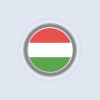 Illustration of Hungary flag Template vector