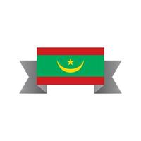 Illustration of Mauritania flag Template vector
