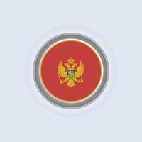 Illustration of Montenegro flag Template vector